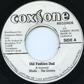 

7inch Record RHODA DEE THE GROOVERS Old Fashion Love NONE Coxsone Records Jamaica Reggae Ska Dub Used