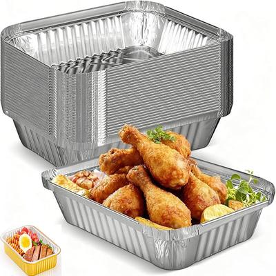 Aluminiumfolien-Backformen Kastenbrot-Backbleche Verdickte Lebensmittel-Kochbehälter BBQ-Schale Antihaftbeschichtete Kuchenverpackungsboxen Küchen-Backwerkzeug