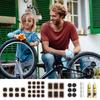 Kit de reparare a anvelopelor interioare pentru bicicletă Patch-uri pentru perforarea tubului de bicicletă Aderență puternică Impermeabil MTB Bicicletă de drum Pescuri fără lipici