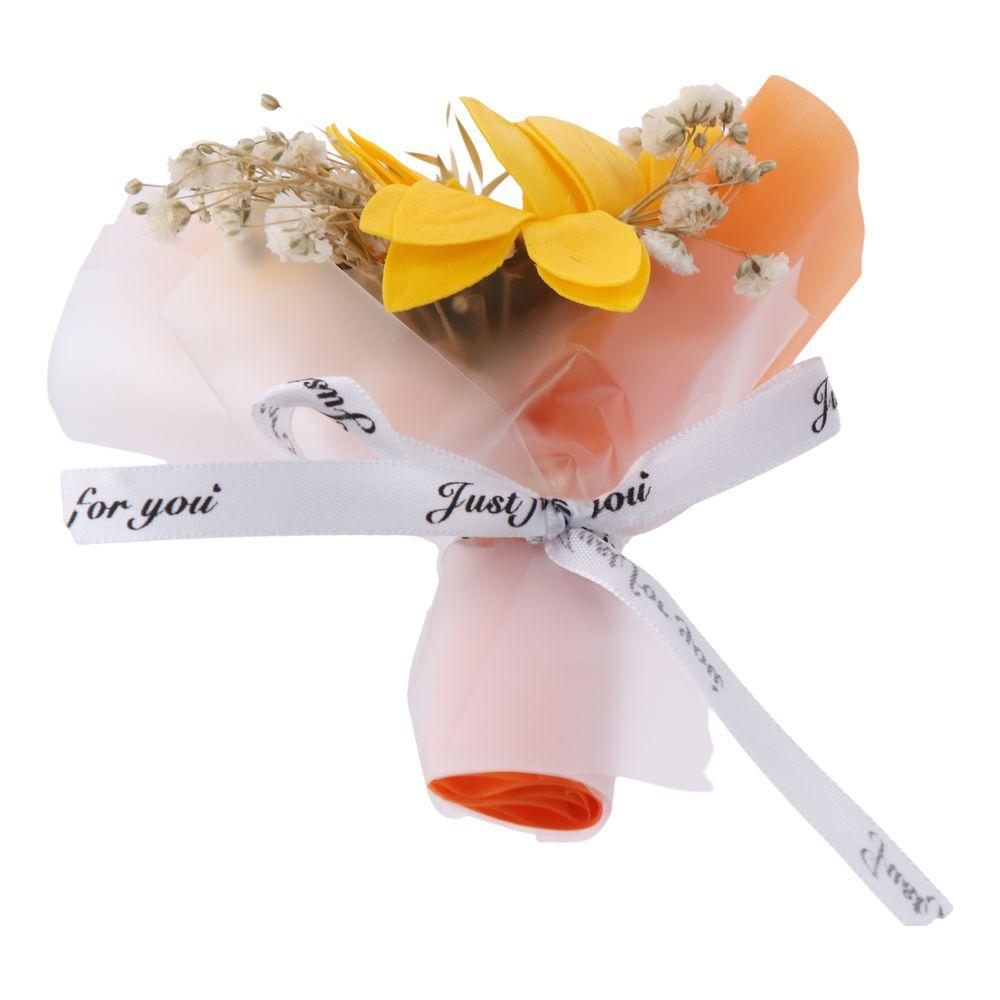 

Yellow Dried Flower Bouquet Air Vent Clips for Car Interior Decorations