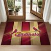 St. Louis Cardinals Design Crystal Velvet Rug Soft Decorative Mat for Bedroom Entrance