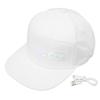 Bluetooth LED Cap Editable Colorful Detachable Programmable LED Hat White APP Control Rolling Display Hat Outdoor Concert