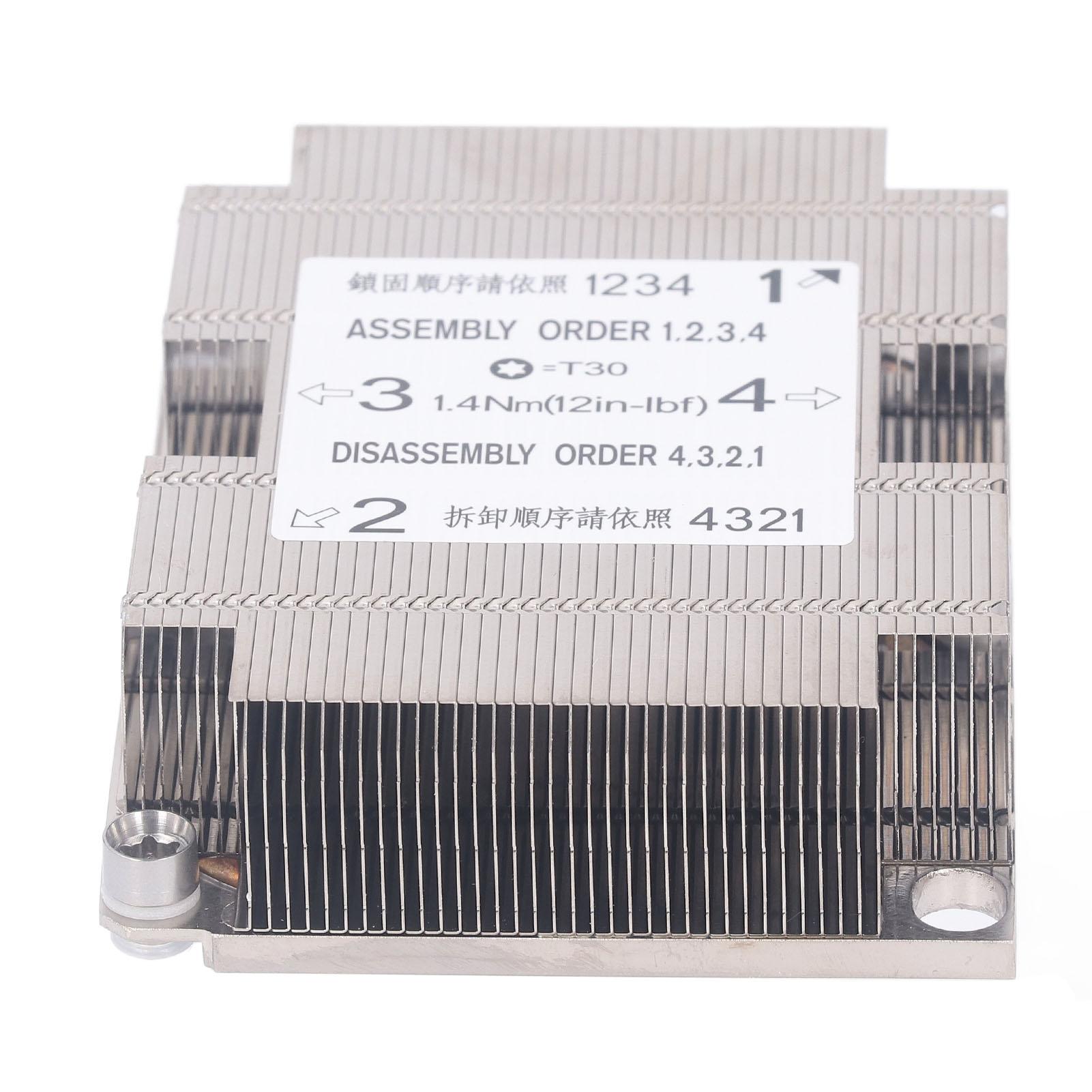 

Серверный радиатор с ребрами из алюминиевого сплава для процессорного кулера, промышленный контроллер, радиатор для SR860 SR850 SR630