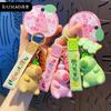 Creative Cartoon Sound Kapibara Keychain Cute Buddhist Capybara Doll Toy Doll Keychain Pendant
