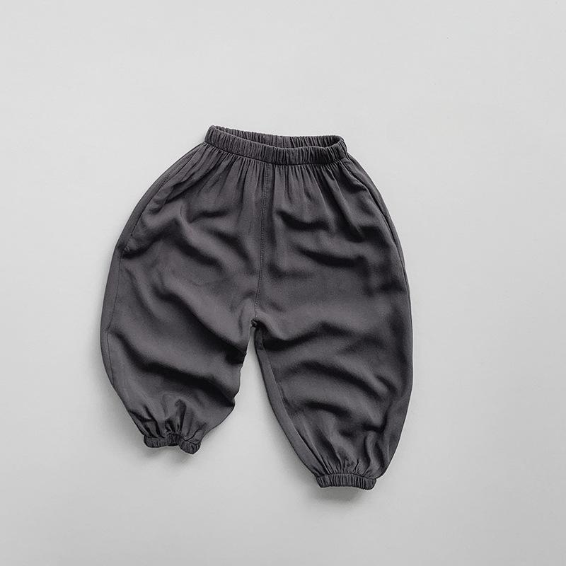 Children's Mosquito Pants Summer Boys' and Girls' Pants Japanese Korean Loose Wide Leg Pants Children's Clothing