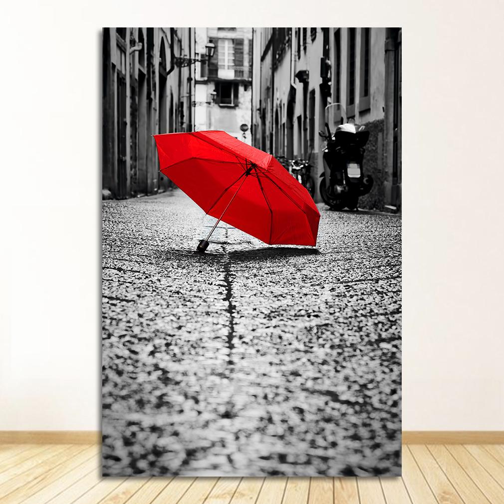 City Umbrella Call Box Nordic Posters And Prints Wall Pictures For Living Room Salon Wall Art Canvas Painting London