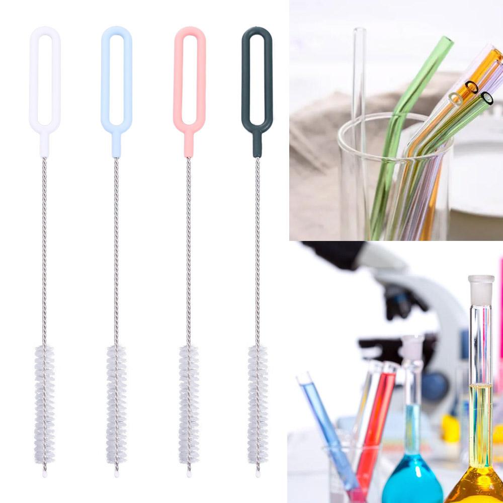 Household Bottle Cleaning Brush Nylon Hair Glass Test Tube Brush Straw Brush  for Cleaning
