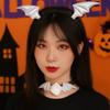 Mesh Headband Necklace Set Flower Halloween Hair Hoop Fashion Bat Wings Hairband  Girls