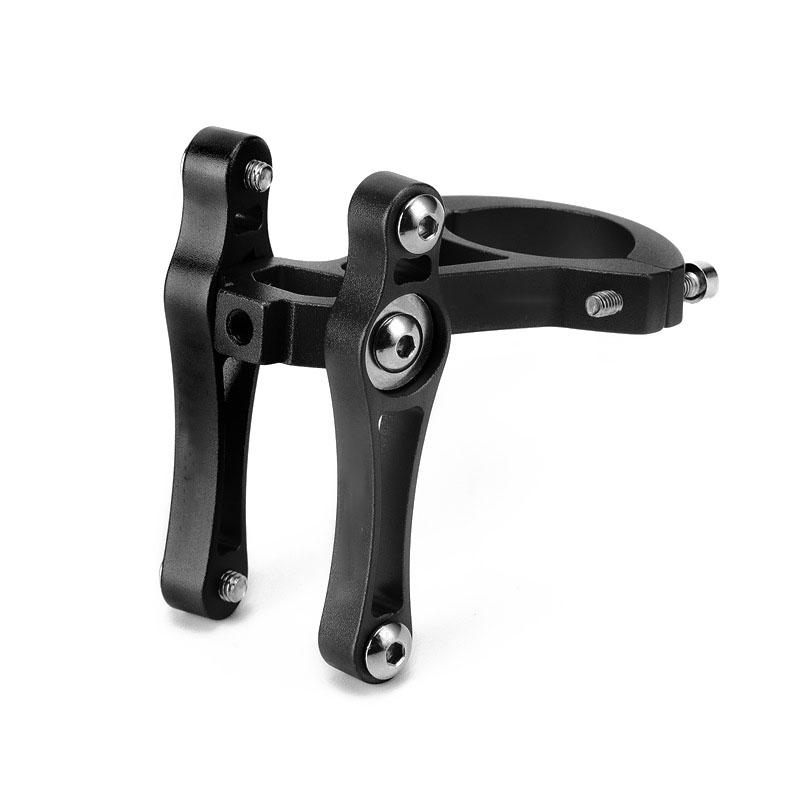 

Адаптер для флягодержателя велосипеда Двойной держатель для бутылок Конвертер Крепление на руль/подседельный штырь Аксессуары для велоспорта чёрный