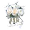 HX6F Elegant Artificial Rose Flower Bridal Bouquet Wedding Ceremony Bouquet for Bride
