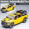 Dodge Hennessey Mammoth 1000 TRX Off-Road Pickup Truck Simulation Diecast & Toy Vehicles Sounds & Light Pull Back Car 1:32 Alloy Model