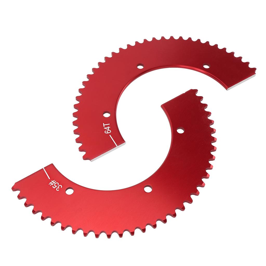 Universal Split Sprocket 35 Chain 64 Tooth Rear Split Sprocket Replacement for Predator 212cc 196cc 6.5hp 7.0hp Mini