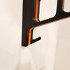 V1 Motorcycle Helmet Hook Holder Black and Orange
