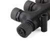For NMEA 2000 4 Port T Connector, For NMEA 2000 N2K 4 Ports Tee Connector M12 5 Pin IP67 Waterproof for Lowrance Networks