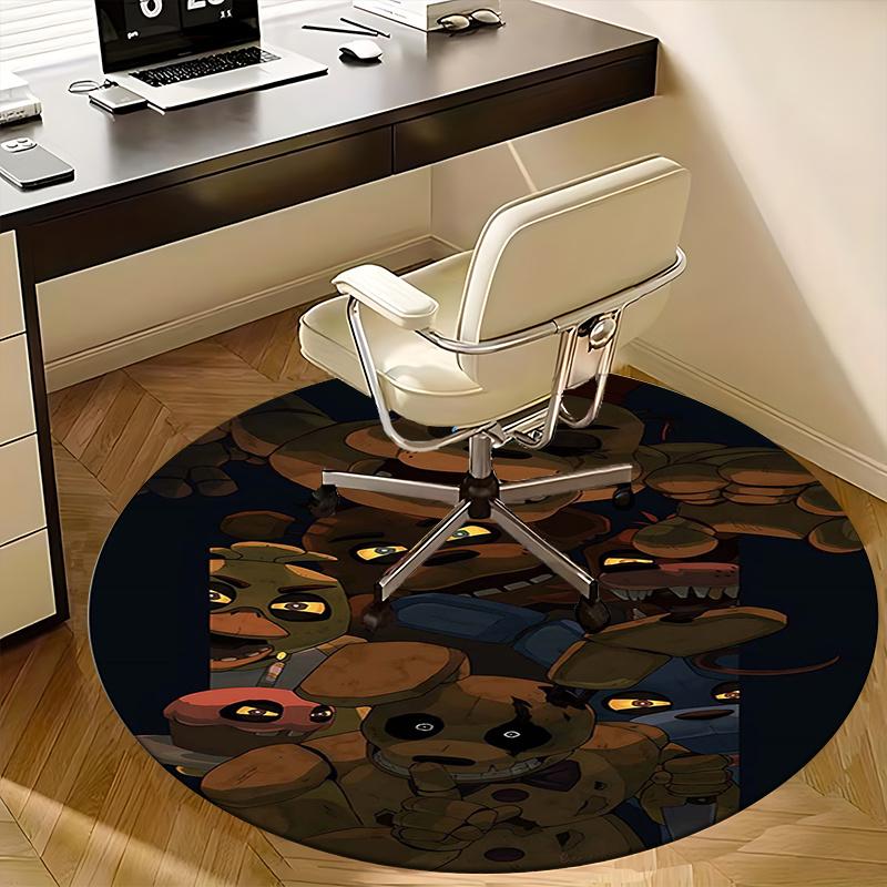 FNAF,Five Nights at Freddy's Chair mat Round Rug Office carpet, Non slip, Suitable for Living Rooms, Bedrooms Decor.1205606a