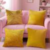Luxe Shiny Art Gold Foil Texture Cushion Cover Pillow Case Soft Skin Friendly Fabric  Concealed Zipper