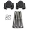 Black 7/8"-22mm Handlebar Bar Mount Clamp Riser Holder for Motorcycle Dirt Bike