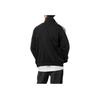 Adidas Tiro Material Mix Track Jacket Striped Stand Collar Zip Long Sleeve Retro Sports Jacket Men Jacket Black IP3780