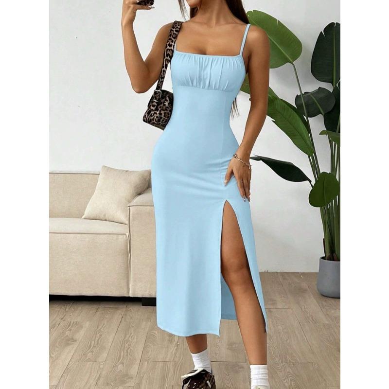 

Весенне-летнее платье с принтом «маргаритки» и ремнем с принтом на бедрах XL светло-синий