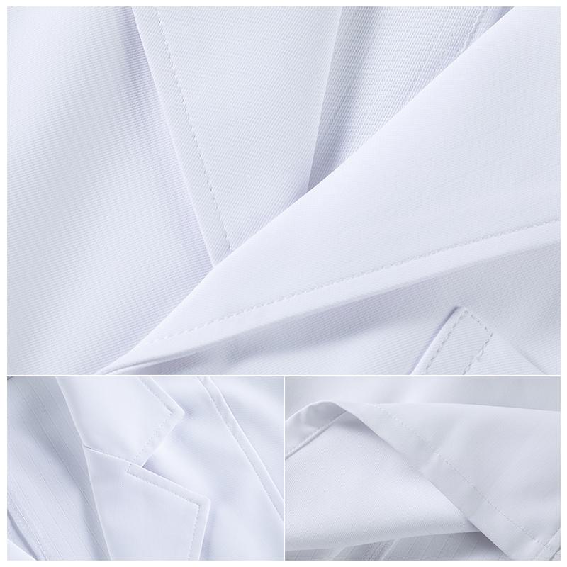 Doctor Lab Coat Laboratory College Chemistry Nurse Overalls White Coat Male Long-sleeved Doctor's Uniform Male