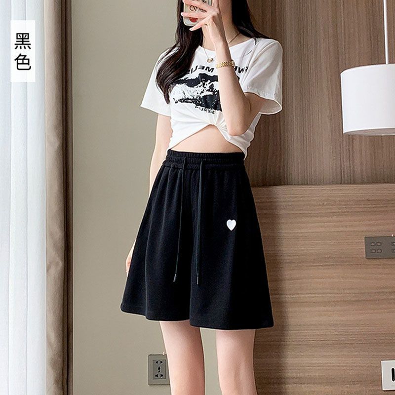 Sports Shorts Children's Summer Loose Thin Student Casual Wide Leg Fifth Medium Pants