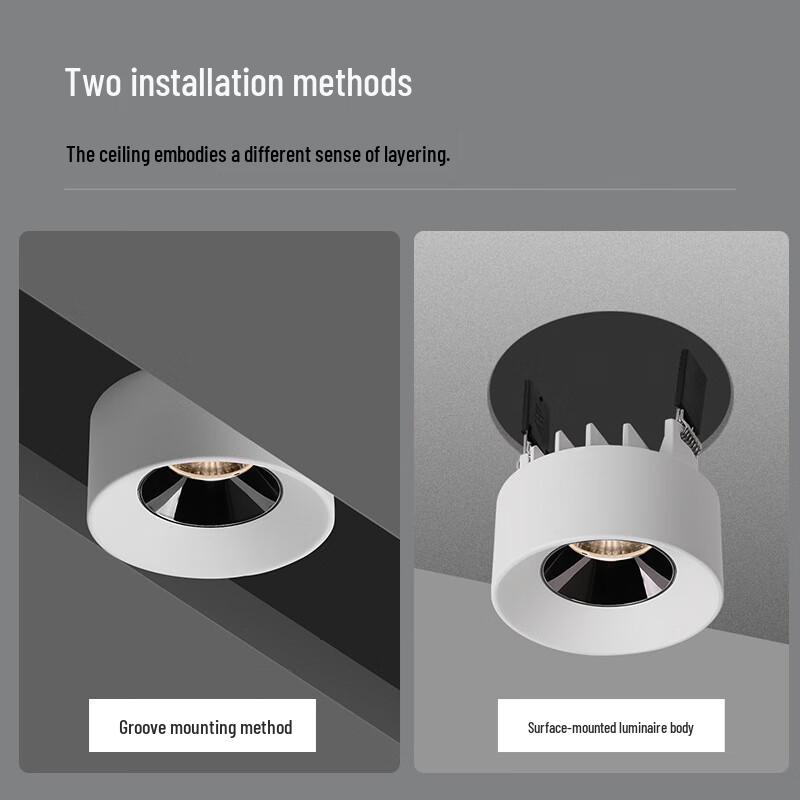 Xuanyong 10W Square LED Spotlight with 0-10V Dimming & CCT