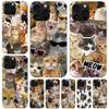 Crying Cat Memes Soft Phone Case For IPhone 18 11 17 Air 16E 16 Pro Max 15 + 14 Plus 13 Mini 12 Apple 7 SE 8 Fundas Coque 11 17 Air