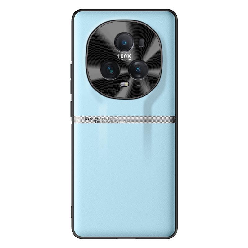 Protective liquid leather shell for Honor Magic5 Ultimate Edition phone, anti-fall design, ships as one piece.