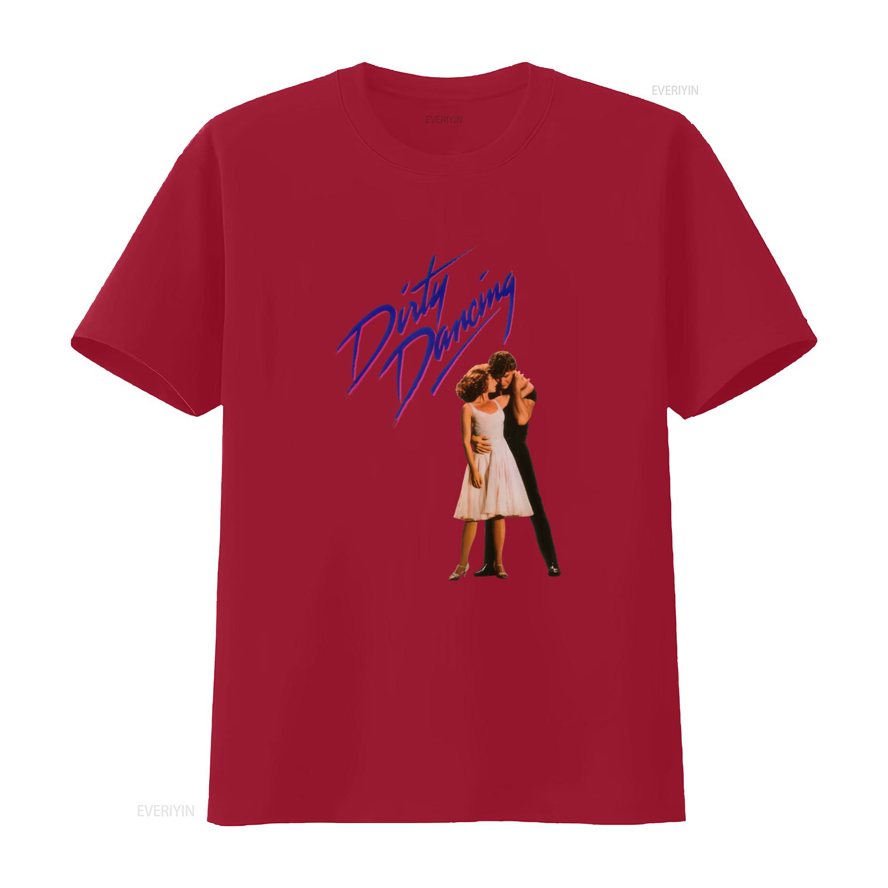 

Dirty Dancing Movie Print T Shirt for Cult Fans Stylish and Comfortable vintage Washed Top For Everyday Wear Versatile Unisex S