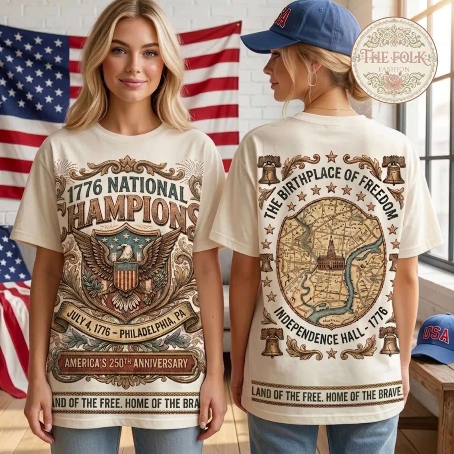 250th America Anniversary Shirt, 1776 National Champions Tee, Vintage Independence Day Tshirt, Philadelphia 1776 Top, Unique 4th of July Tee 2XL