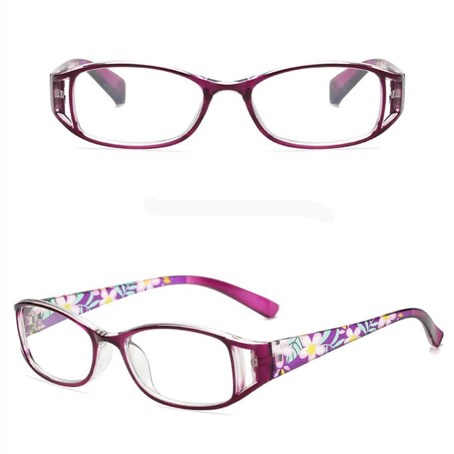 Fashion Reading Glasses Anti Blue Light Women Reader Work Flowers Eyeglass Comfortable Lady Spectacles Presbyopic Eyewear +1.0 1.5 2.0 2.5 3.0 3.5 4.0