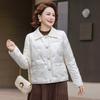 Medium and Old Women's Clothing Women's Light Down Jacket New Short Lapel Fashion Duck Down Thin Temperament Jacket