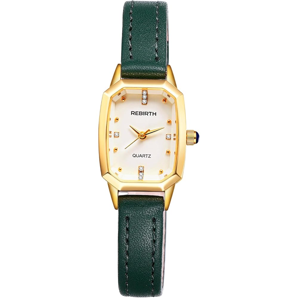 Women s Analog Square Watch Antique Waterproof Leather Strap Fashion Accessory