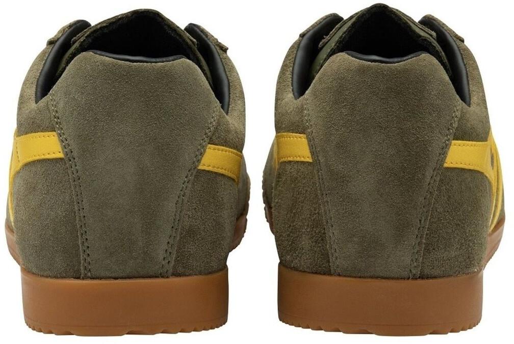 Gola Harrier Suede Sneakers (CMA192) Rhino/off-white/navy