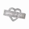 2023 Diamond Heart Ring: High-End Light Luxury Design for Women