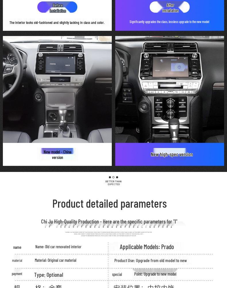 10.1-inch Vertical Android Smart Navigator for 2018 Toyota Prado