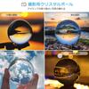 MerryNine Magic Crystal Colorless and with Crystal Wiping and Flannel Feng Shui Home Decorative Item for New Photo Prop Ball, 110mm, Transparent,