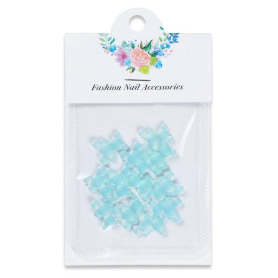 10Pcs Nail Decorations Vibrant Color Creative Shape Stunning Visual Effect Non-Fading Luminous 3D Bear Manicure Ornaments for Nail Salon