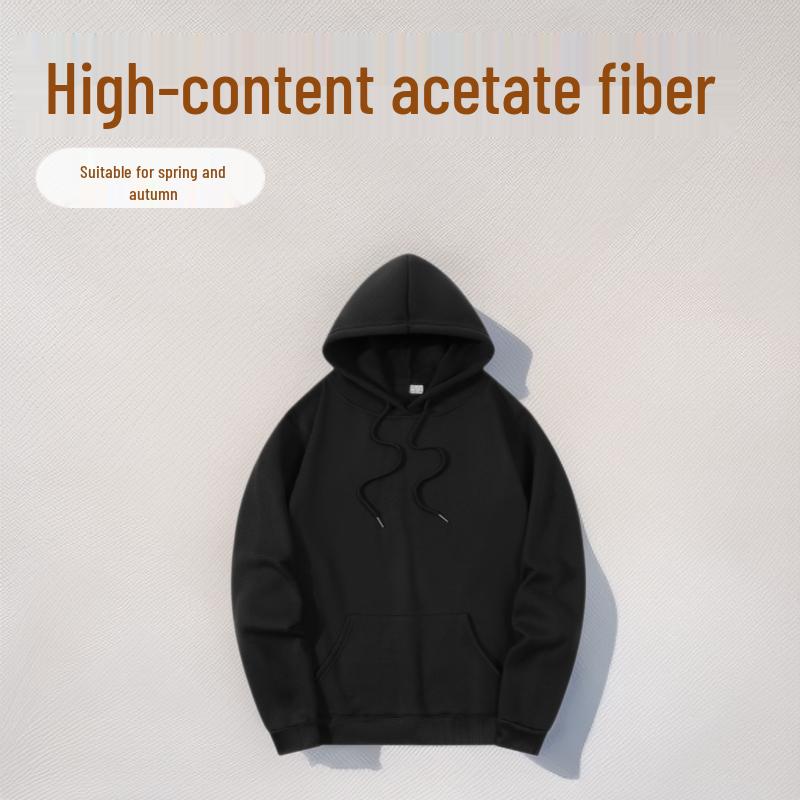 Spring & Autumn Street Style Hooded Fleece Sweatshirt - Casual Sports Pullover for Couples