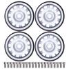 4Pcs 1 10 RC Beadlock Wheel Hubs 12 Holes Metal Wheel Hub Replacement for AXIAL HSP