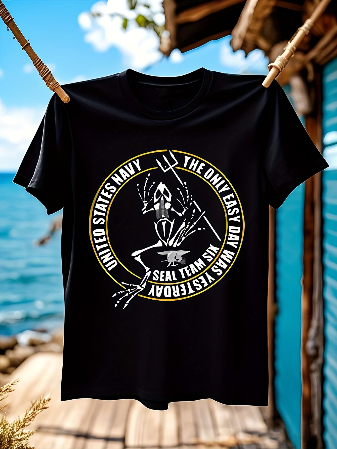 Navy SEALs DEVGRU Seal Team 6 - Military Seal Graphic Tee T-shirt M