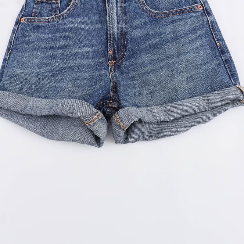 Araltay New Arrival Women's Clothing Fashion Style Fashion All-Match Simple High Waist Casual Denim Shorts 8727207
