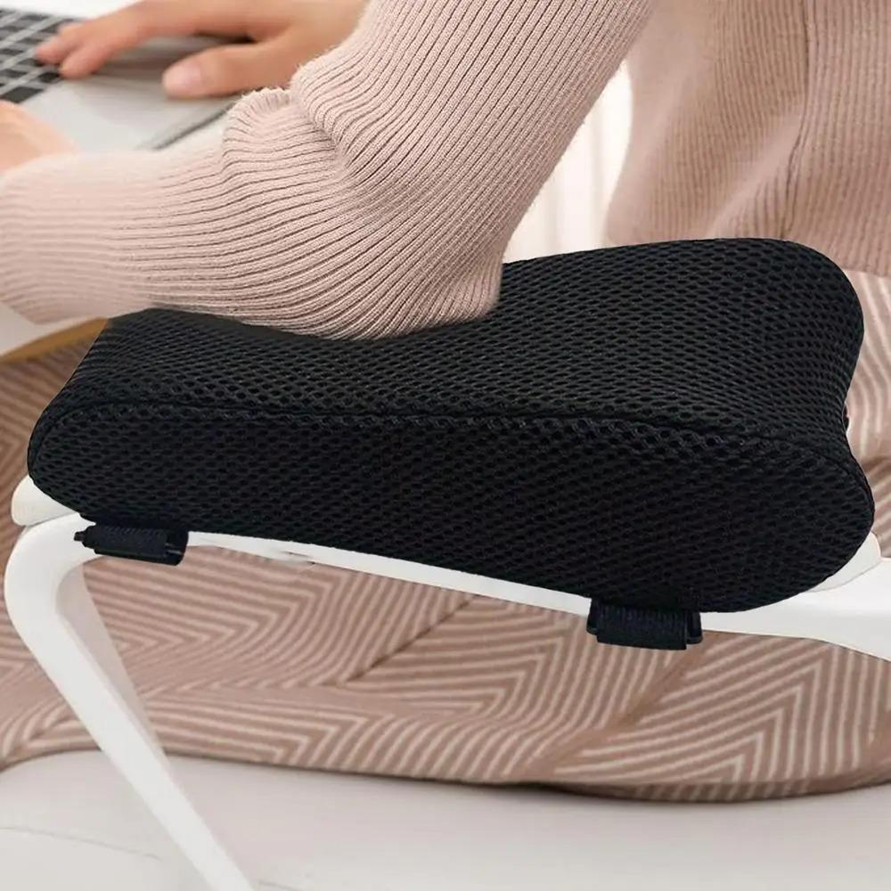Adjustable Straps Arm Rest Cover Comfortable Support Soft Elbow Armrest Pads Breathable Chair Elbow Pads Wheelchairs