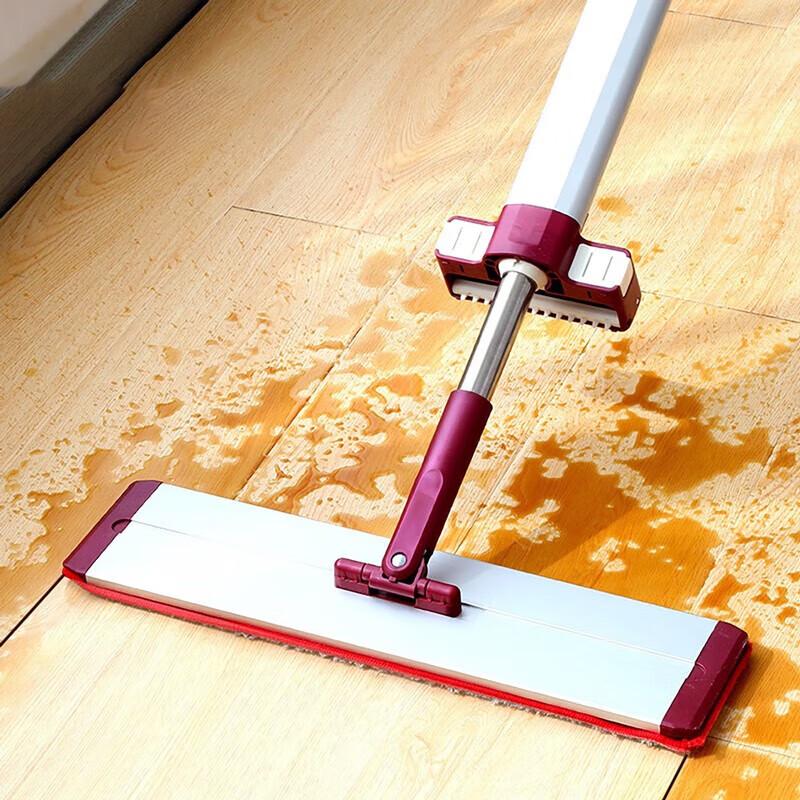 OKwife Self-Wringing Flat Mop & Bucket Set