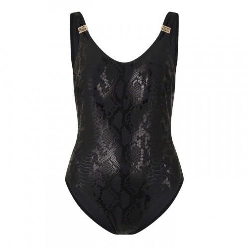 Biba Womens/Ladies Carmen Snake Print Textured One Piece Swimsuit