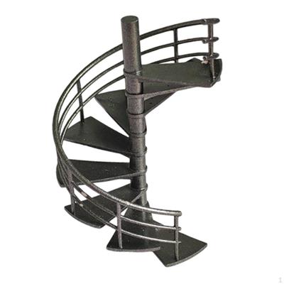1/64 Staircase Model,Miniature Stairs Decorations Furnishings Ornament Attic Ladder Display Stand