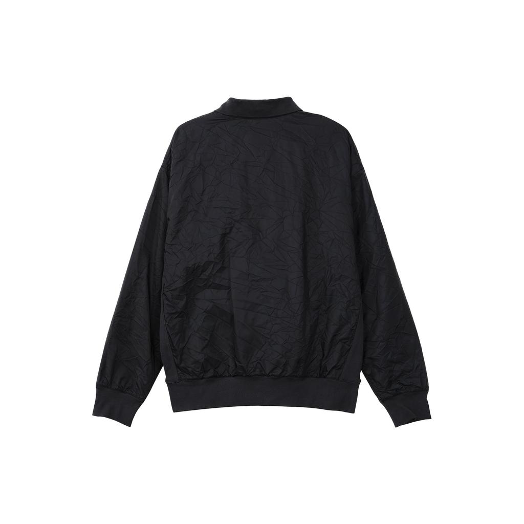 Nike Sportovní oblečení Circa Pánská bunda s logem s jednobarevným potiskem a zapínáním na zip Svrchní oděv Černá DR6077-045