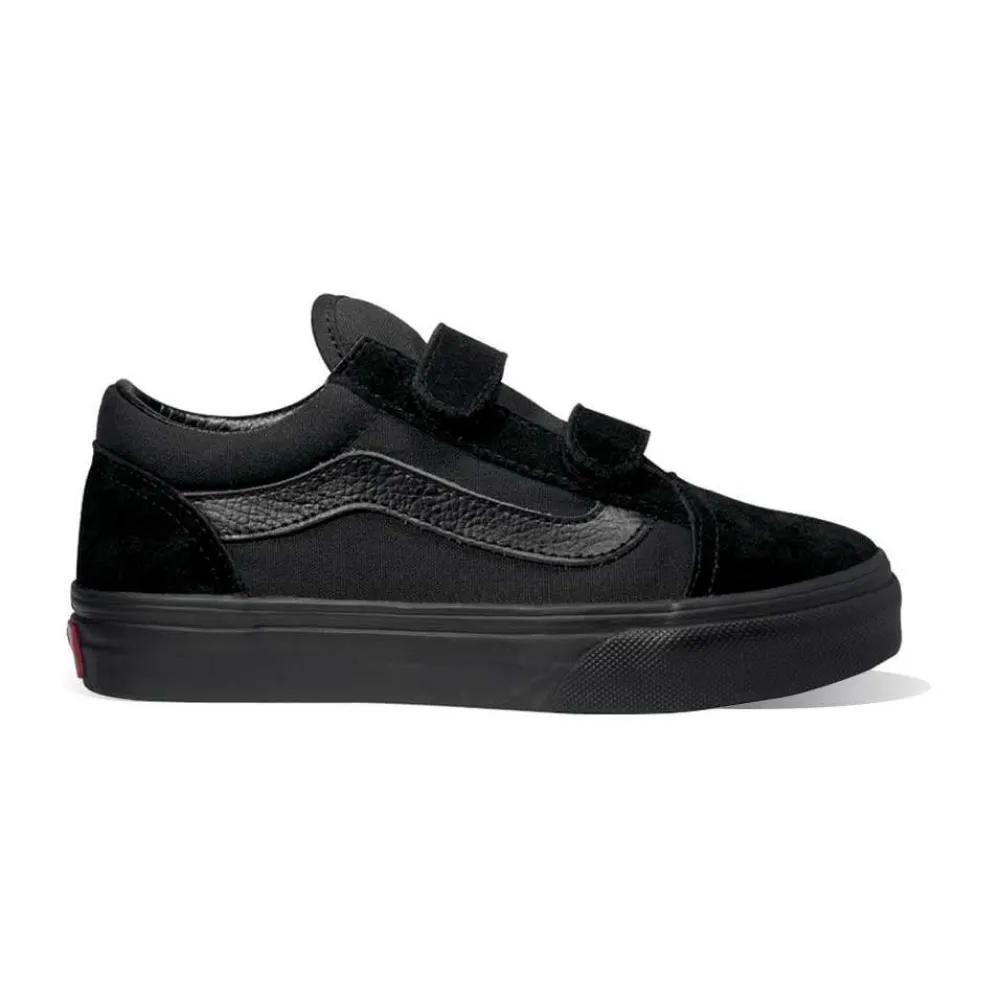 Vans old skool v sneakers leather black