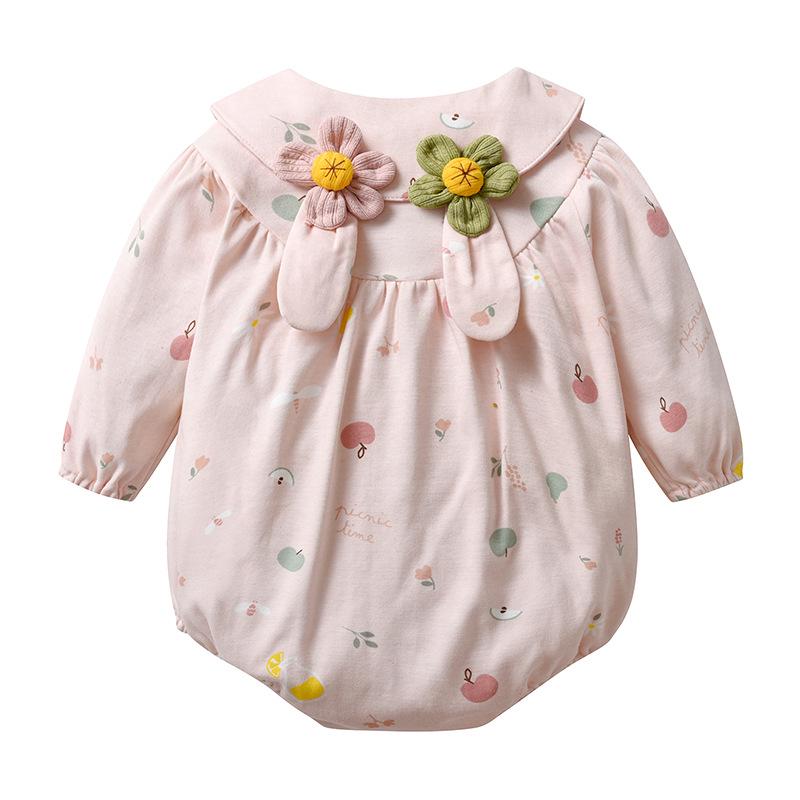 

Ромпер для новорожденного кролика: Боди из чистого хлопка для весны/осени на первый день рождения малыша 66 cm