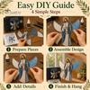 Relaxing Handcraft Gifts Christian Suncatcher DIY Kit, Stained Glass Style Religious Sun Catcher, Spiritual Home Decoration Crafts Iridescent Hanging
